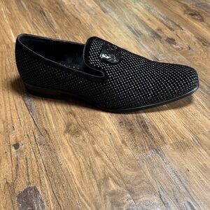 Black Men's Loafers PROM HOCO size 11.5